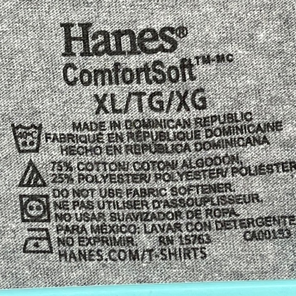 HANES COMFORT SOFT SHORT SLEEVE TEES SIZE XL - Picture 14 of 14